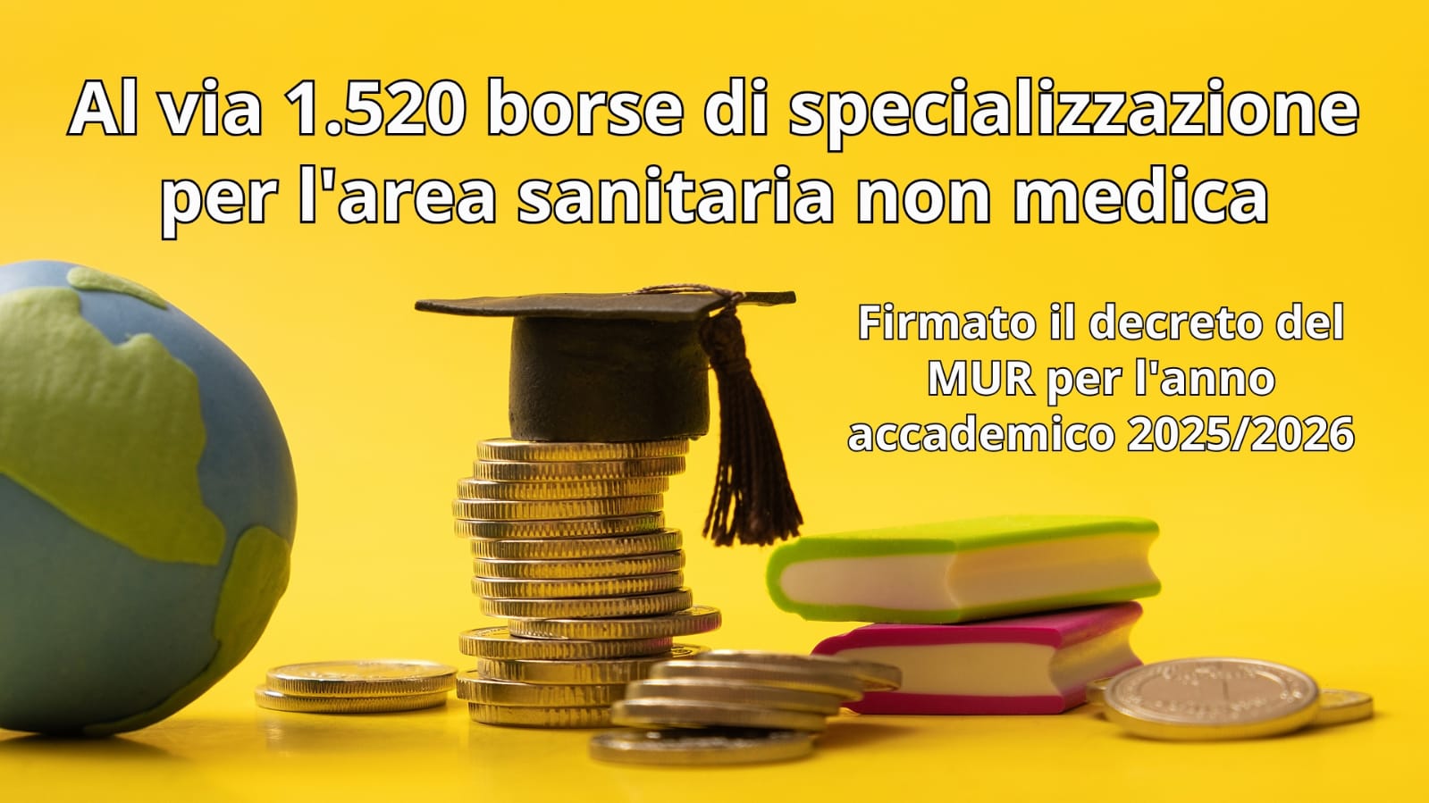 Clicca per accedere all'articolo Al via 1.520 borse di specializzazione per l'area sanitaria non medica: firmato il decreto del MUR per l'anno accademico 2025/2026