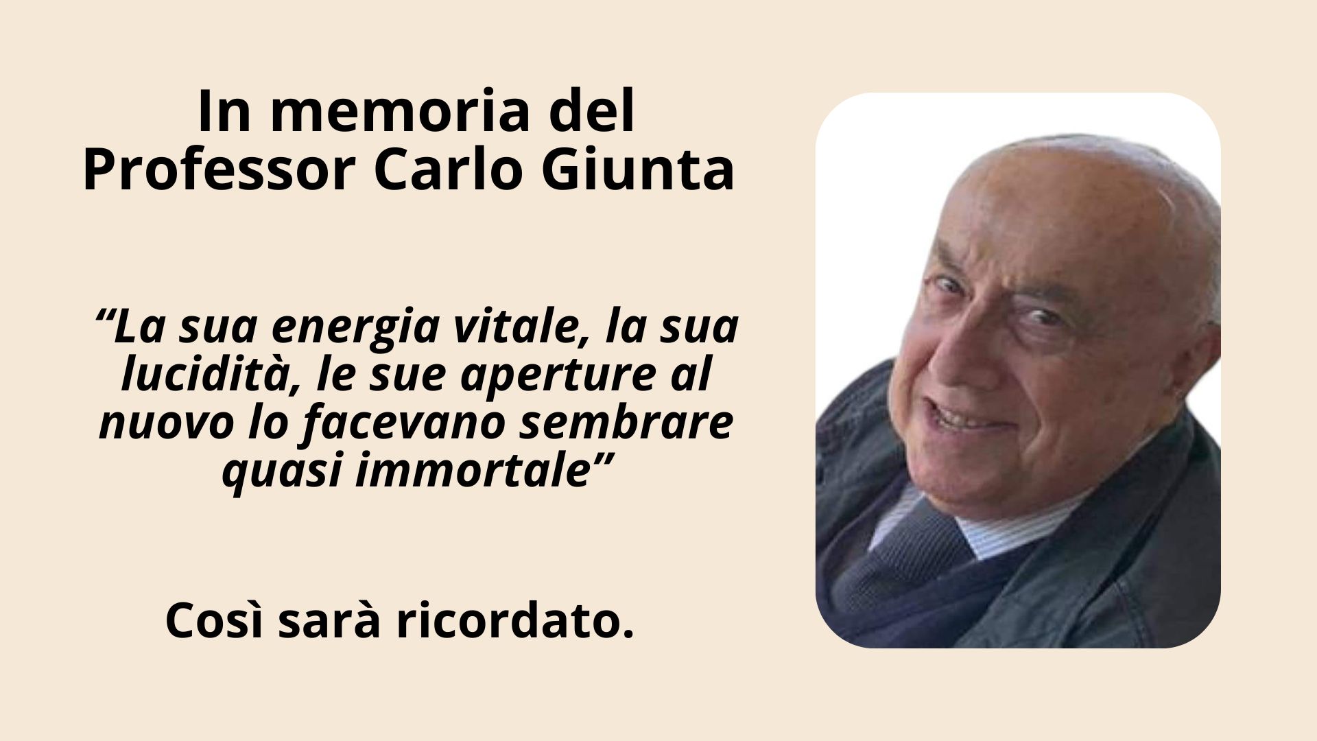 Clicca per accedere all'articolo In memoria del Professor Carlo Giunta. Il ricordo di una cara collega.