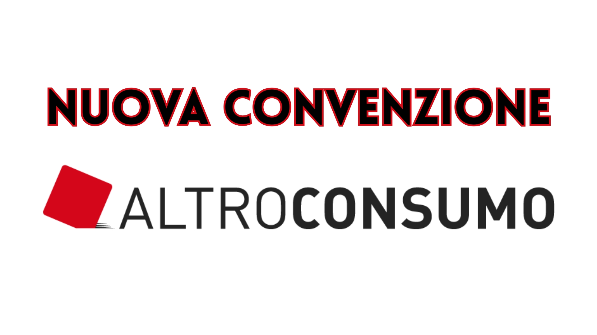 Clicca per accedere all'articolo Nuova convenzione con AltroConsumo