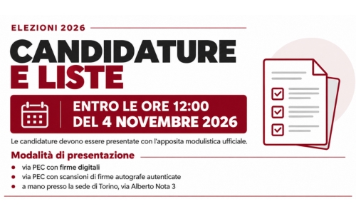 Comunicato n. 2 in tema di elezioni: presentazione liste, candidature singole e autenticazione firme