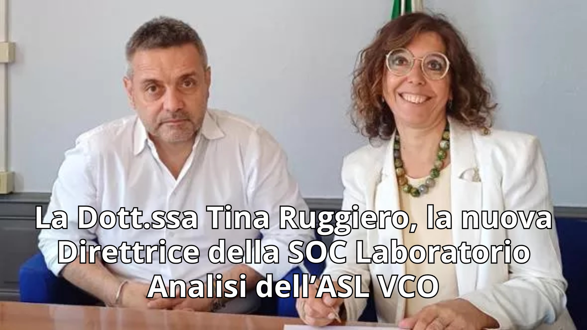 Clicca per accedere all'articolo La Dott.ssa Tina Ruggiero nominata Direttrice della SOC Laboratorio Analisi dell’ASL VCO