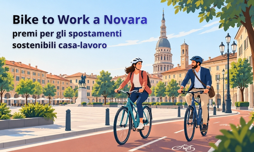 Bike to Work a Novara: gli spostamenti sostenibili casa-lavoro diventano punti e premi!
