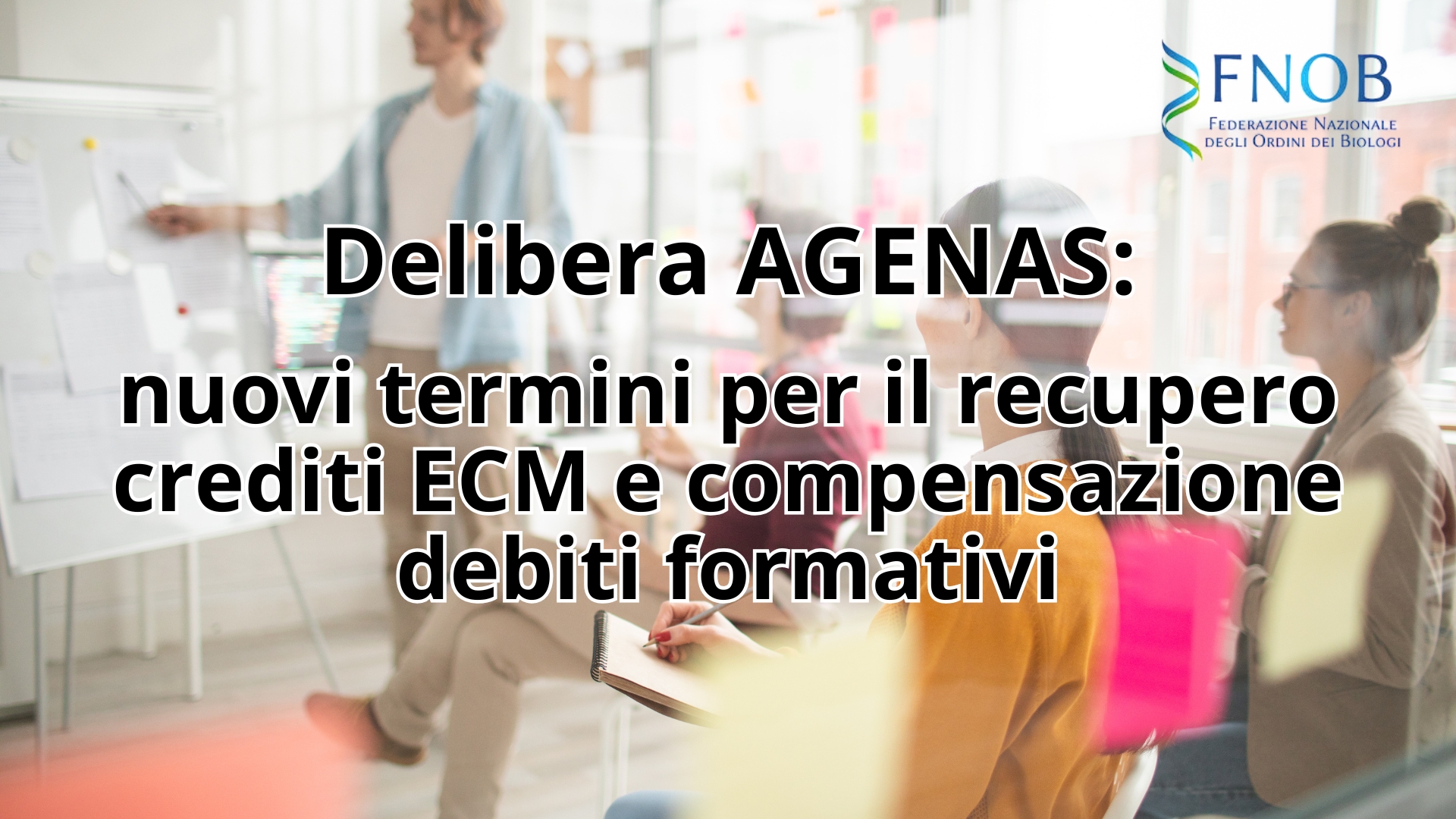 Clicca per accedere all'articolo Delibera AGENAS: nuovi termini per il recupero crediti ECM e compensazione debiti formativi