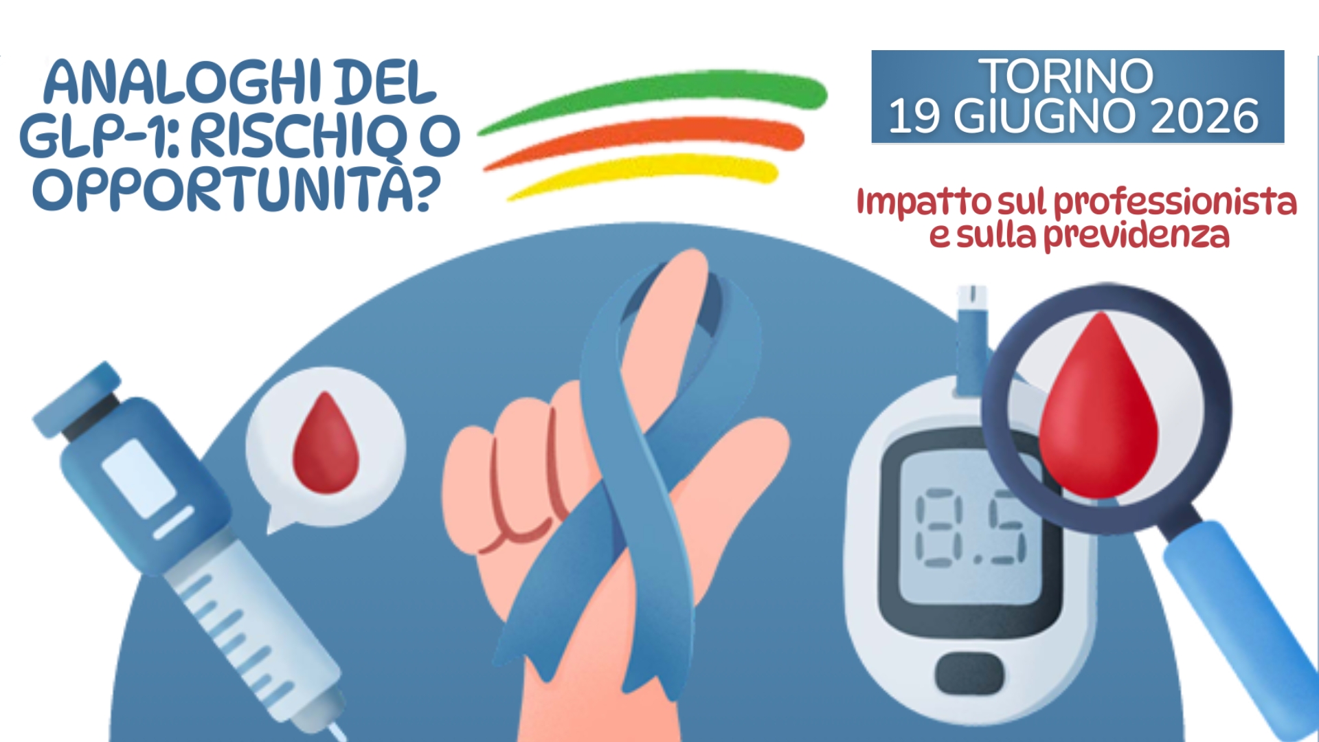 Clicca per accedere all'articolo Analoghi del GLP-1: rischio o opportunità? Impatto sul professionista e sulla previdenza. L'evento ENPAB del 19 giugno.