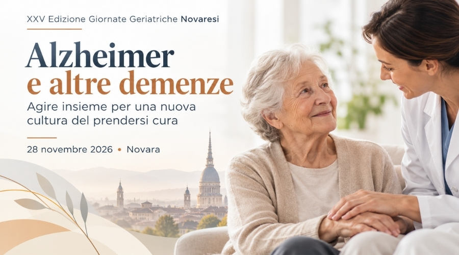 Alzheimer e altre demenze: a Novara la XXV edizione delle Giornate Geriatriche Novaresi